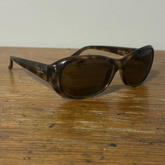 Ray-Ban RB 4061 642/57 Sunglasses Brown Tortoise Square Frame Only Italy 3P - Picture 1 of 7